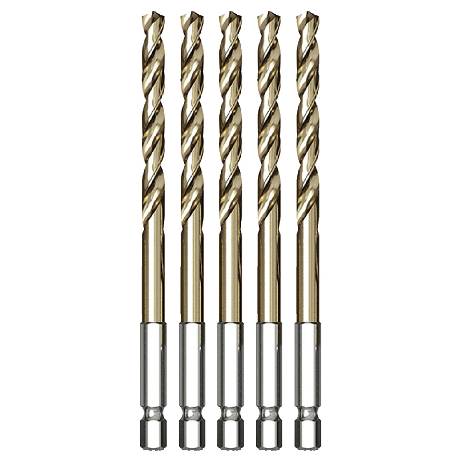 공구엔 코발트 드릴비트 육각 임팩 스텐기리 1.5mm, 5개, 현재가 5,450원