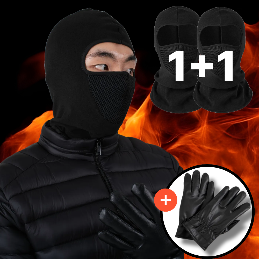 어반픽스 남성 여성 겨울 방한 기모 스포츠 오토바이 KC인증 자외선 차단 마스크 바라클라바 넥워머 2P 10,900원