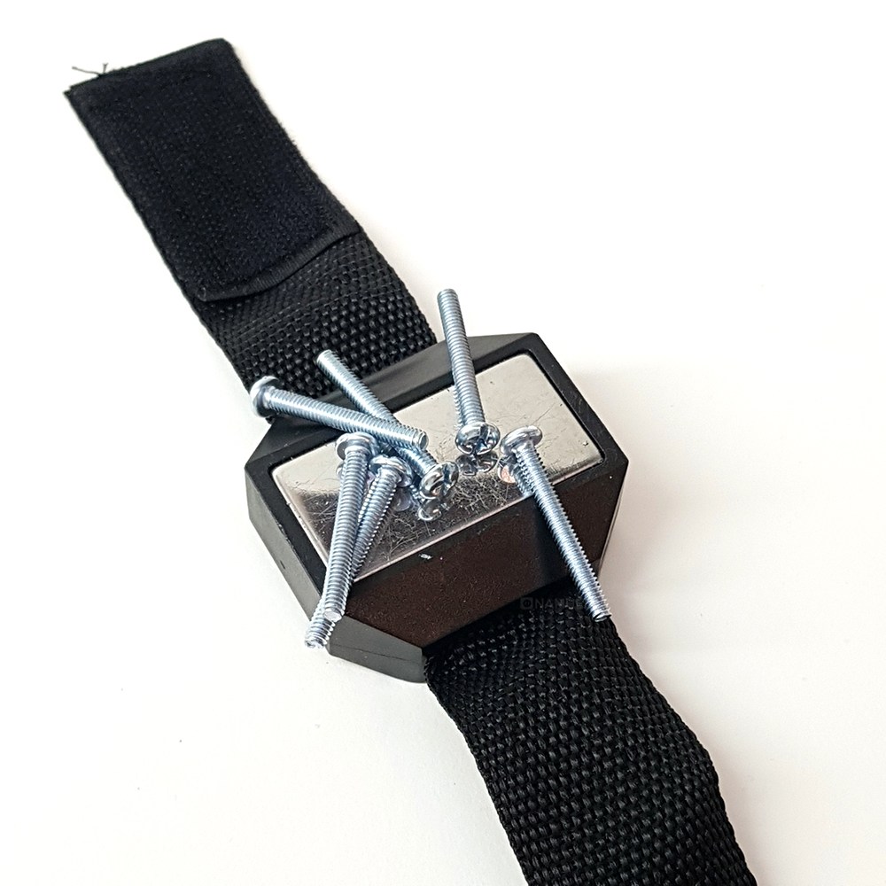 손목 자석밴드 피스 나사 홀더, 1개, 블랙 3,500원