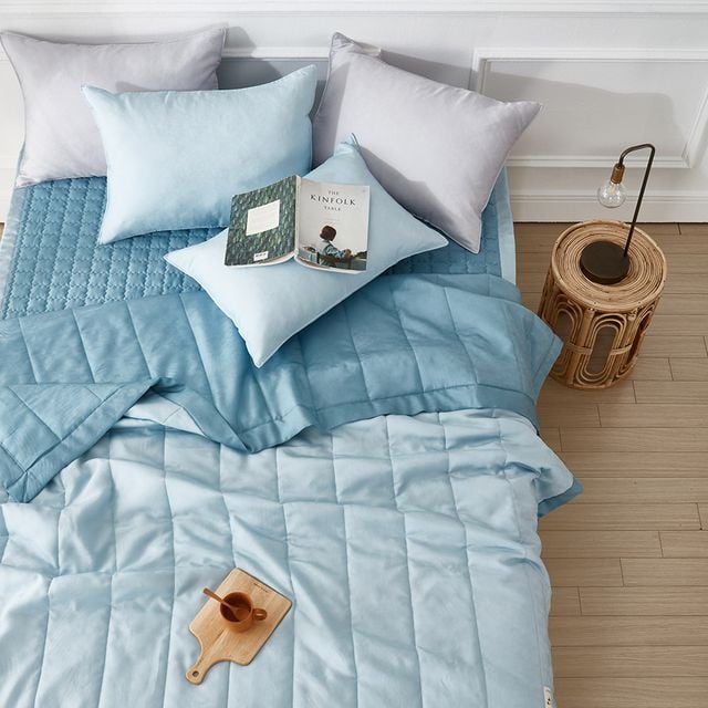 국내생산 모나코 풍기인견 누빔 침구 2color 이불 베개 세트 SS 냉감 통기성 국내생산 냉감 통기성+셀러팩토리Shop 107,910원