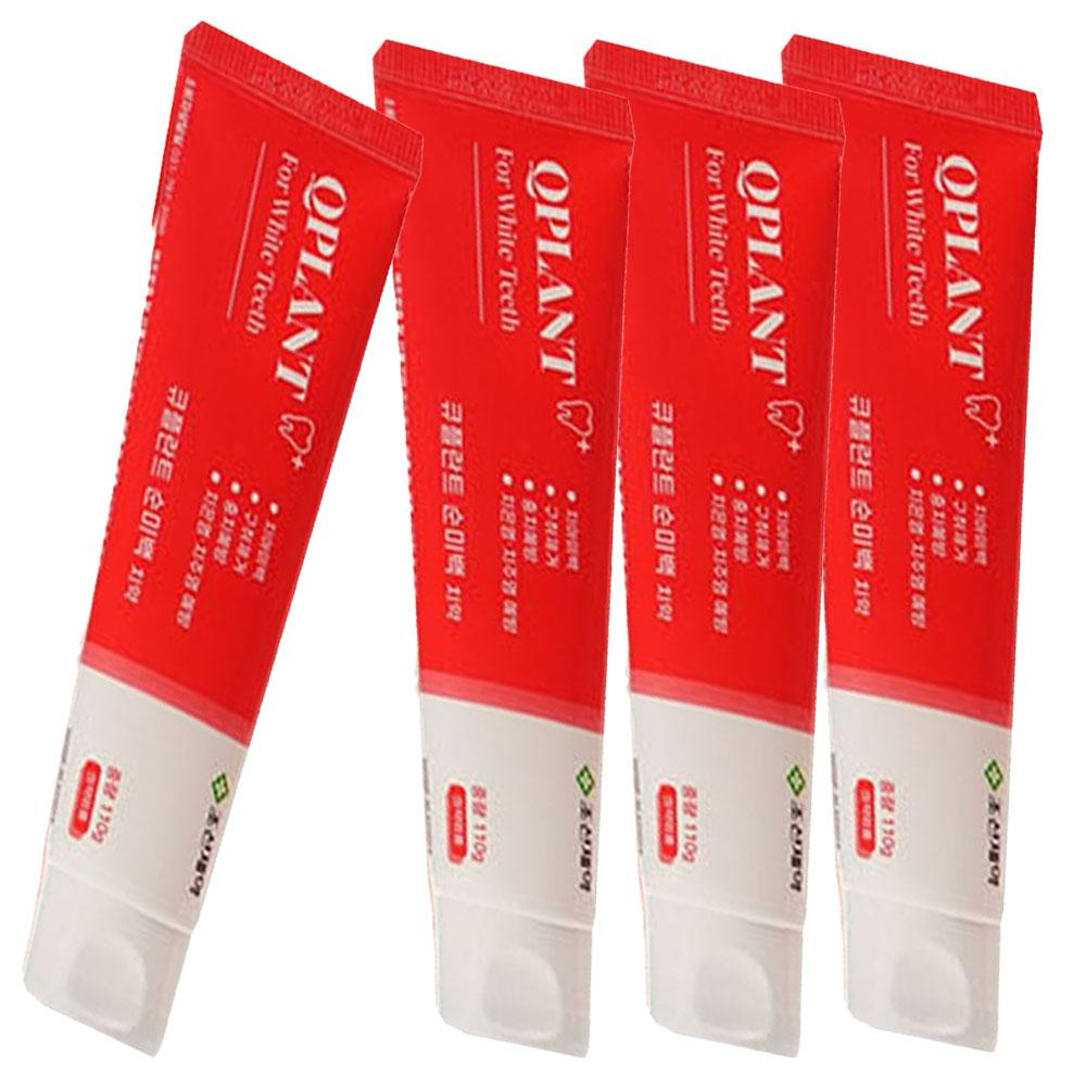 [KLEVASHARP-MJ] 조선제약 큐플란트 순미백 치약 입냄새 미백효과 잇몸질환, 2세트, 440g 49,800원