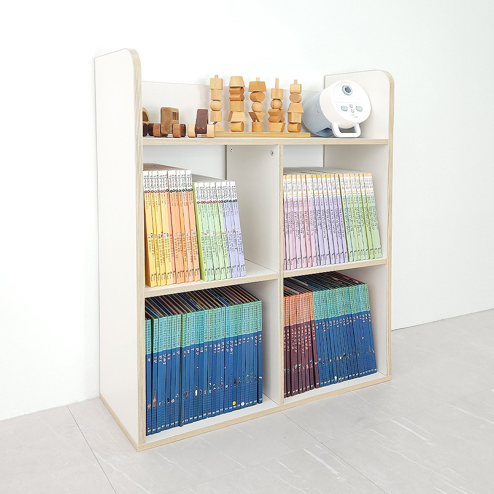 비노즈 낮은 거실 전면 멀티 책장 3단 800 DIY 99,500원