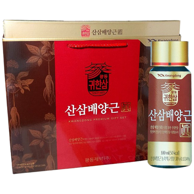 광동 산삼진액 배양근 선물세트 100ml 12개입 숙취/건강음료>>한방음료, 100ml, 12개 26,000원