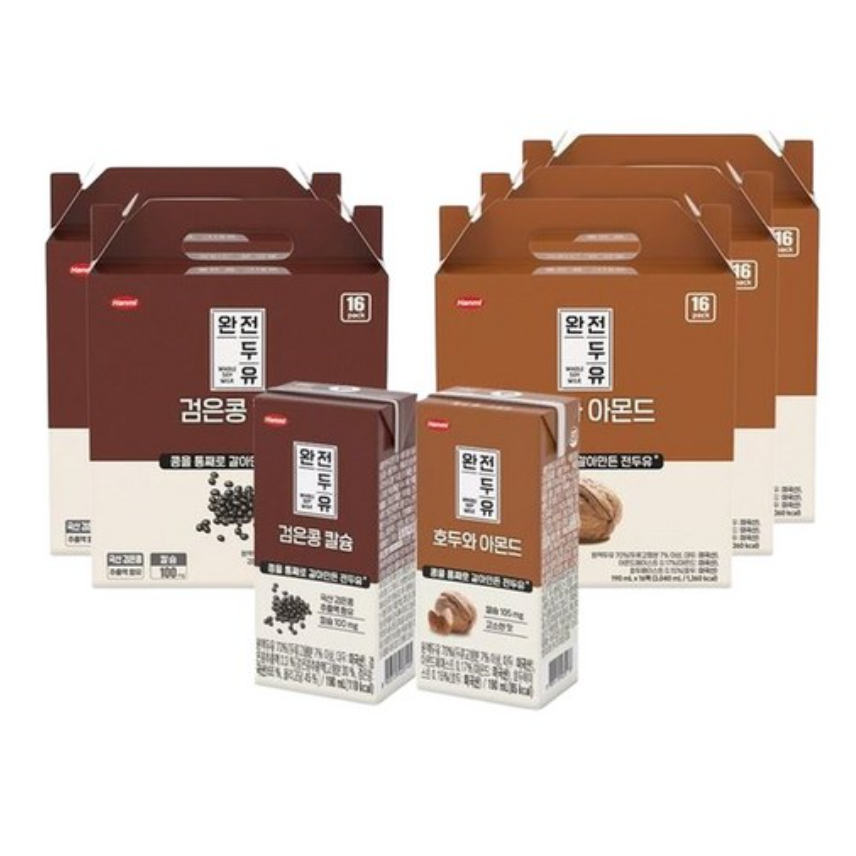 (NS홈쇼핑)한미 완전두유 80팩(호두아몬드 48팩+검은콩칼슘 32팩)34806615 36,500원