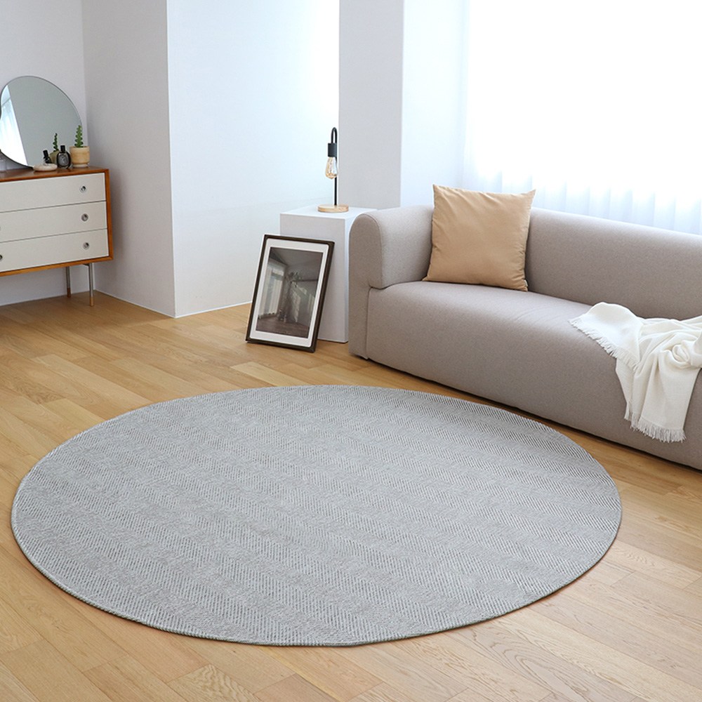 사이잘룩 자카드 헤링본 동그란 원형 카페트 러그 200 300 360 400cm 캠핑 텐트바닥 224,900원