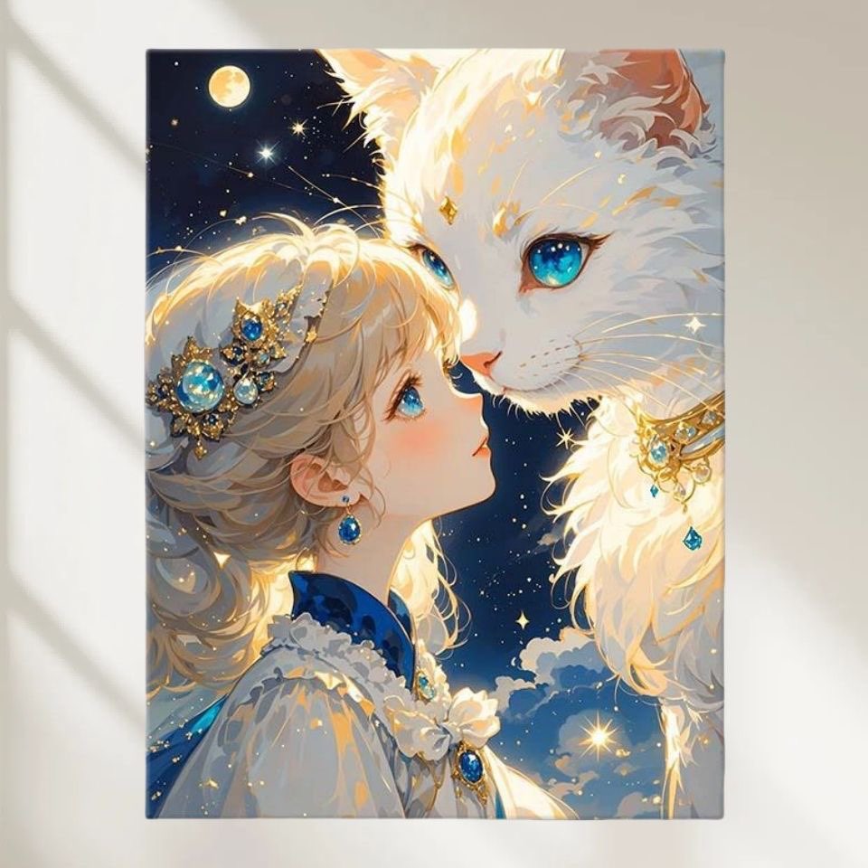 라이프앤코지 DIY 아크릴 유화 그리기 세트 중급자용 40*50CM, 1개 18,000원