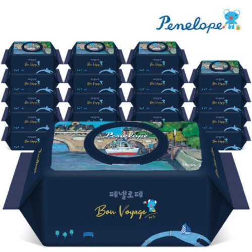 페넬로페 아기물티슈 본보야지 세느 85평량 캡형 70매 20팩 77,190원
