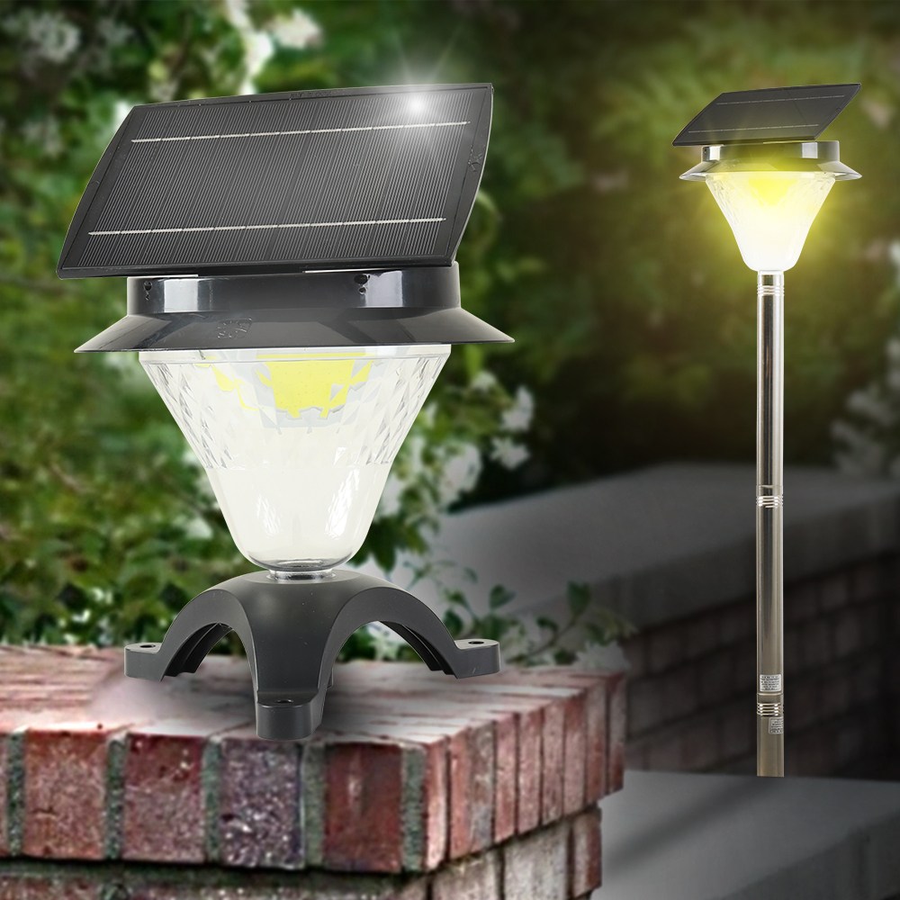 태양광 LED 태양열 정원등 180구 플러스 COB 전등 조명 잔디등 야외 가로등 51,000원