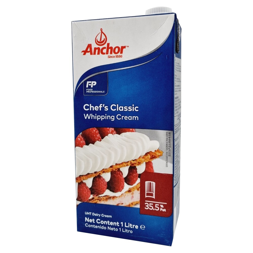 이홈베이킹 앵커 쉐프스 휘핑크림 1L - 소비기한2025년08월04일까지 - 아이스박스 별도구매제품 9,440원