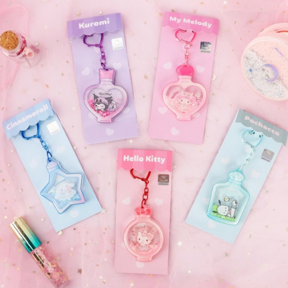 코지24 산리오 트윙클 키링 키홀더 열쇠고리 백참 가방 고리 장식 액세서리 선물, 헬로키티, 1개 10,500원
