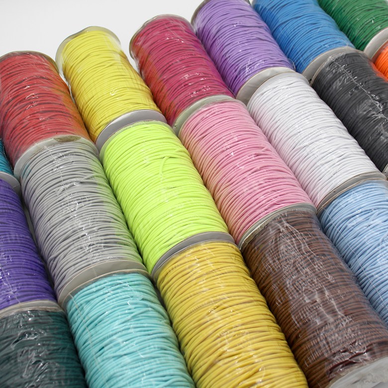 (1롤-100야드) 2.5mm 컬러 고무스트링끈 스트링고무줄, 1개, 다크그린 19,900원