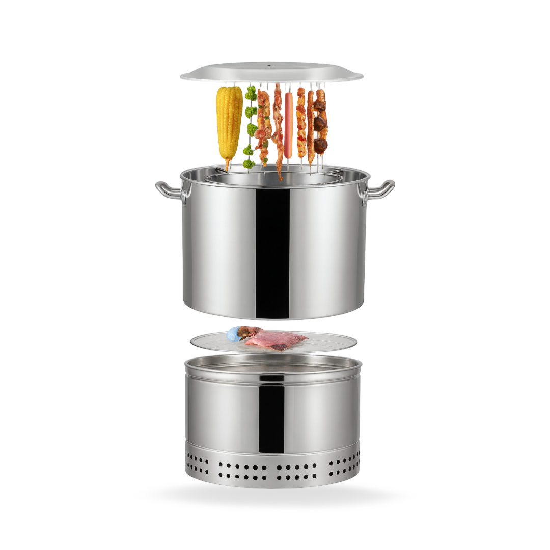 육한결 스모킹 항아리바베큐 캠핑화로 훈제바베큐 숯불그릴, 1개, 40x60 230,000원