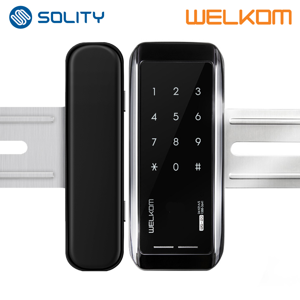 [전국설치] 솔리티 웰콤 WG-10N 양문형 번호키전용 강화유리문용 좌우수문인식(키패드자동전환) 상시문열림기능 차임벨기능 생활방수 상가 빌라 업소 매장 현관문 디지털도어락 도어록, 방문설치, 웰콤 WG-10N 양문형 136,000원