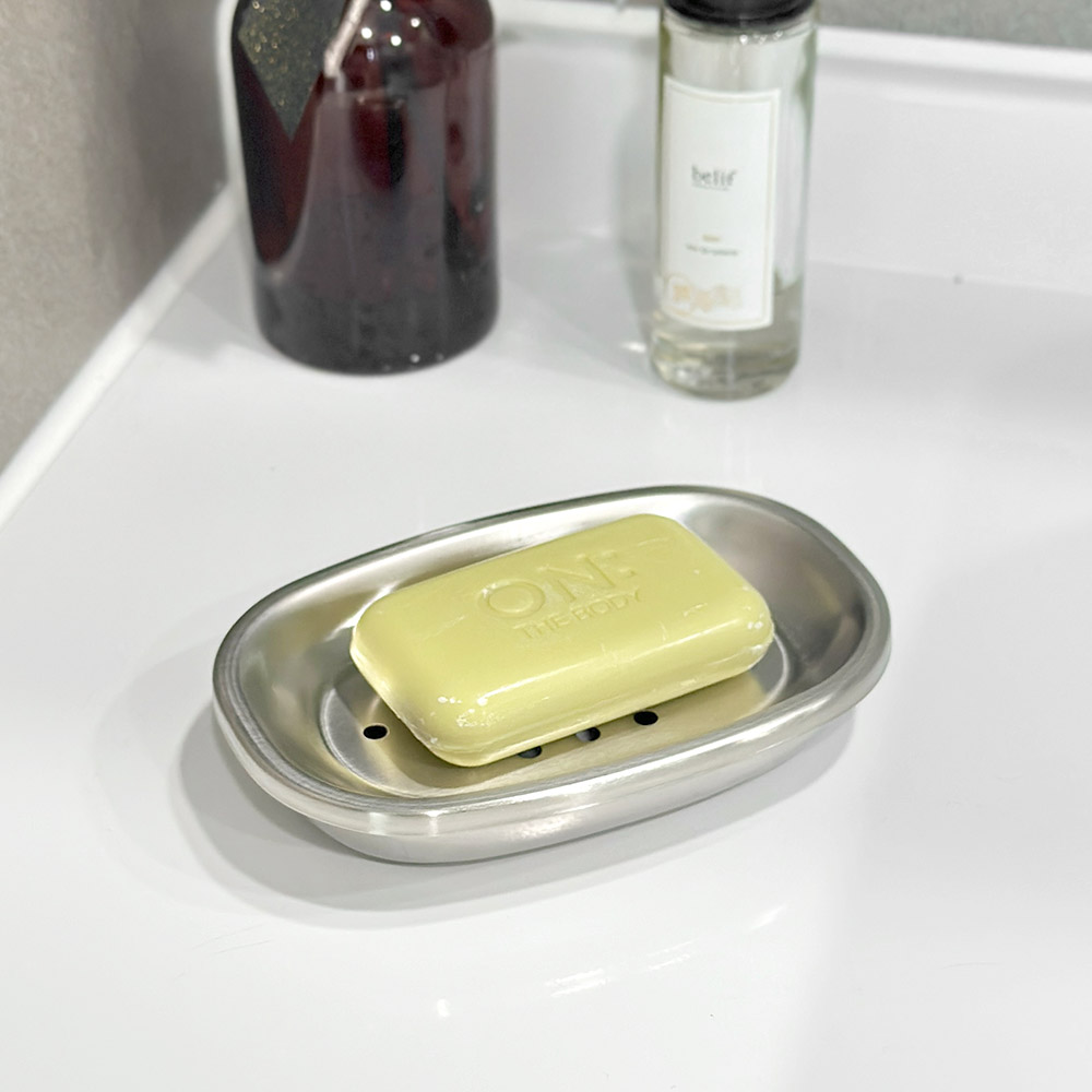 모나코올리브 스테이솝 물빠짐 스텐 비누받침대 7,900원