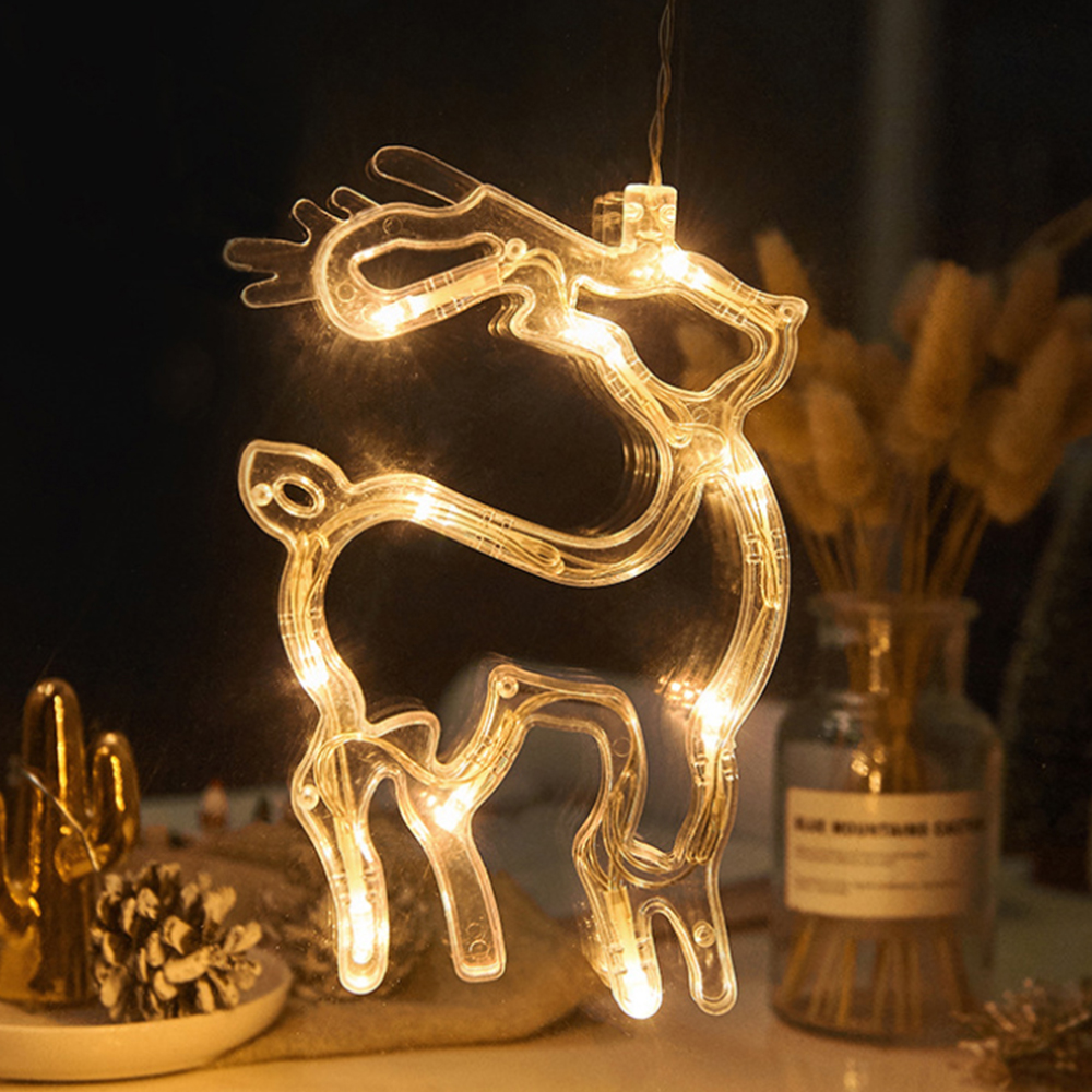 21세기트랜드 크리스마스전구 성탄절 창문유리 고리흡착식 모빌 전구, 루돌프, 1개 3,900원