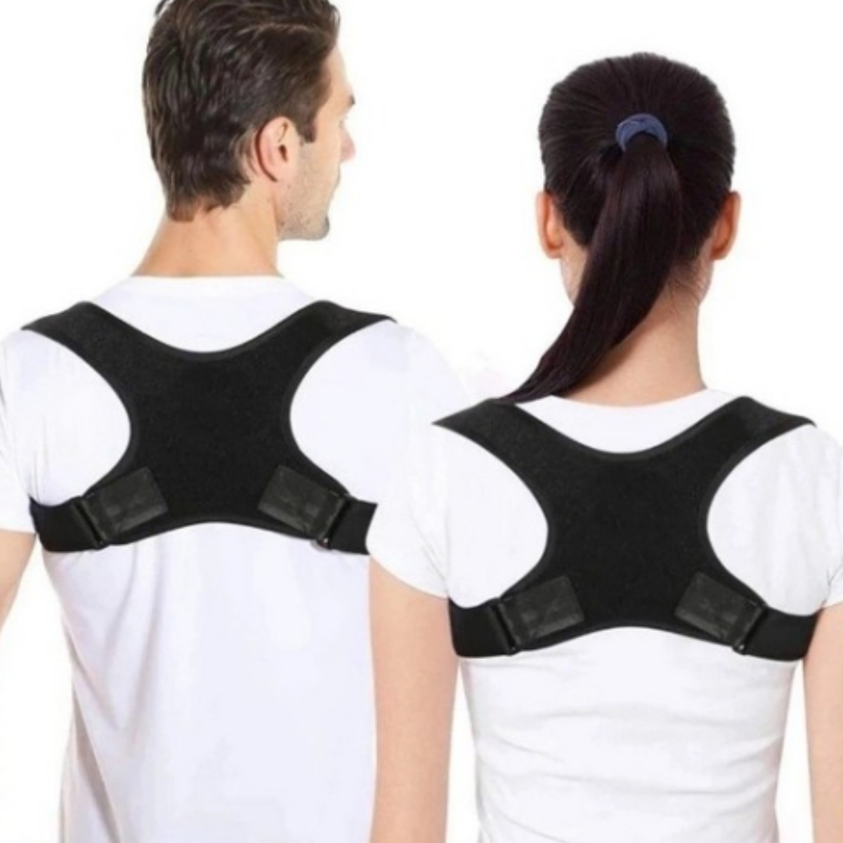 니즈몬 남녀공용 자세 교정 밴드 굽은 등 어깨, 1개 15,000원