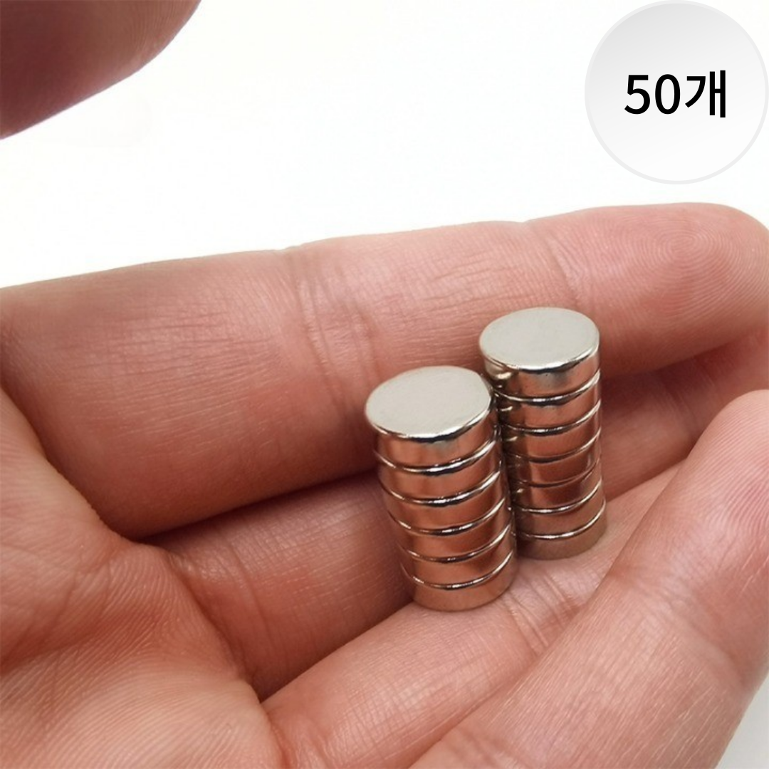 쇼픽스 초강력 네오디움 원형 자석 10mm x 3mm 14,500원