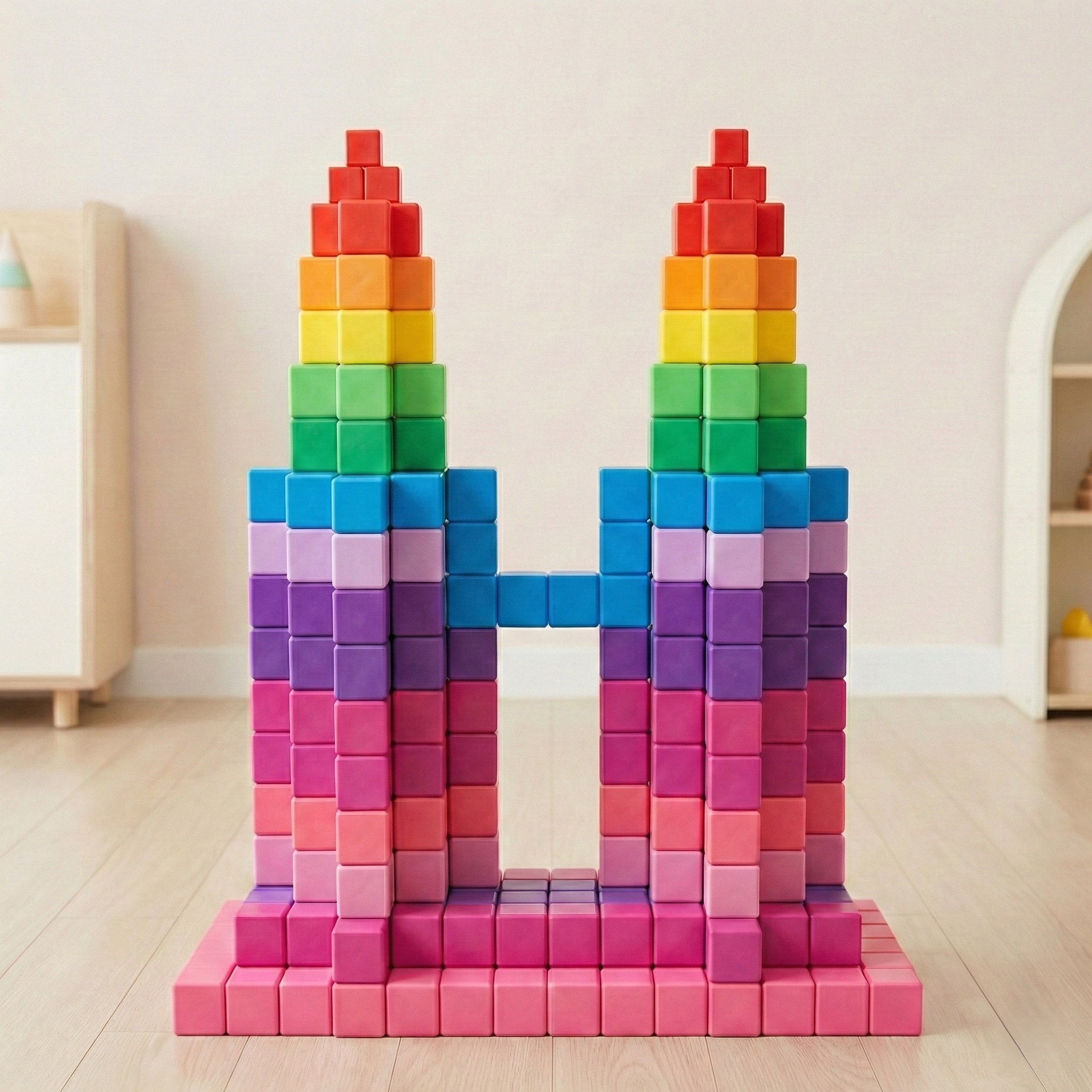 맥킹덤 영유아 자석 블럭 교구 빅사이즈 큐브 + 스티커 6종, 100PCS 116,620원