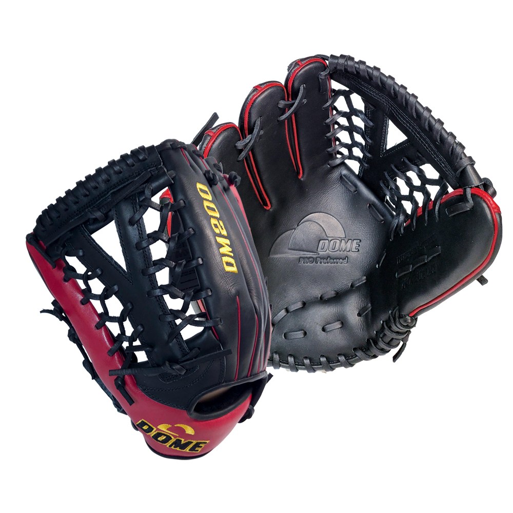 DOME 돔 글러브 외야수 좌투용 DM200 (BK/RD), 1개, BK/RD 139,000원