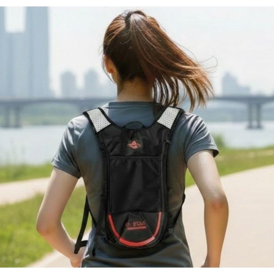 라온라든 초경량 러닝 백팩 자전거 조깅 등산 가방, 1개, 체리 레드 29,900원