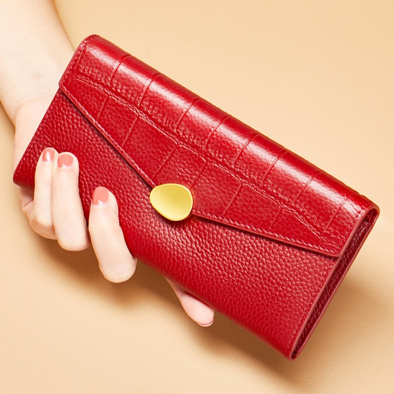 샤샤벨 크로쉐 고급 소가죽 장지갑 리얼 천연 가죽 여성 프리미엄 지갑 34,810원
