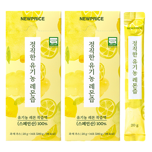 뉴프라이스 정직한 유기농 레몬즙 10,600원