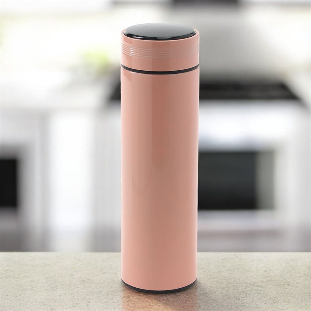 다쓱 텀블러 LED 온도표시 원터치 스텐 스마트 차량용 보온 보온병 500ml, 본상품선택 7,010원