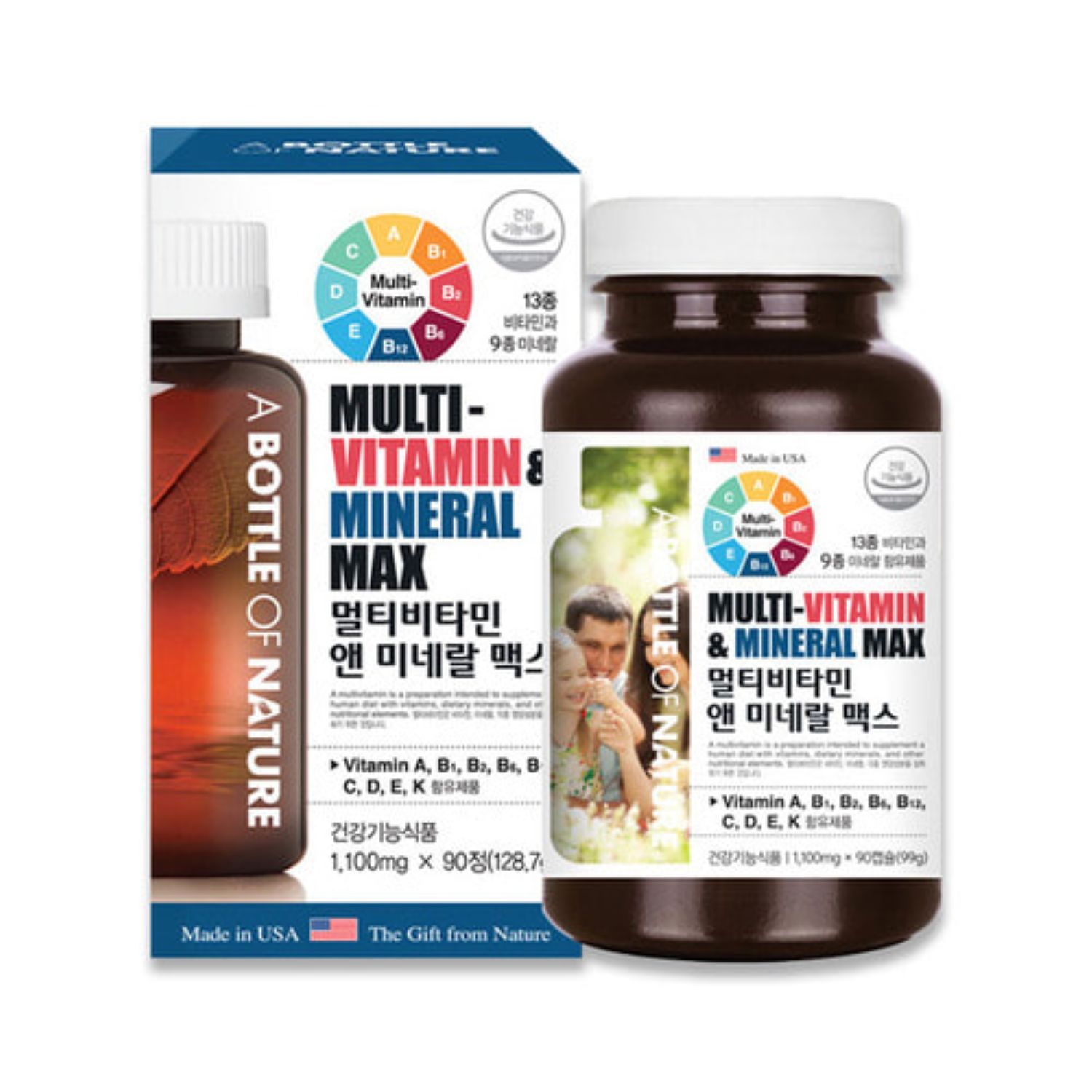 먹는수액 미국직수입 활성형 멀티비타민 앤 미네랄 맥스 정 데일리영양제, 2개, 90정 50,510원