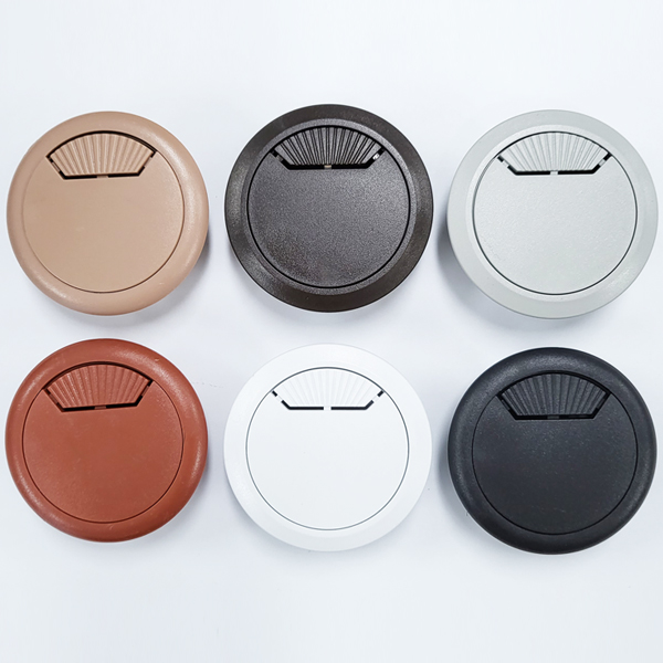 PVC 전선캡 50mm 60mm 책상 타공 커버 원형 구멍 마개 홀캡 데스크 정리, 1개 750원