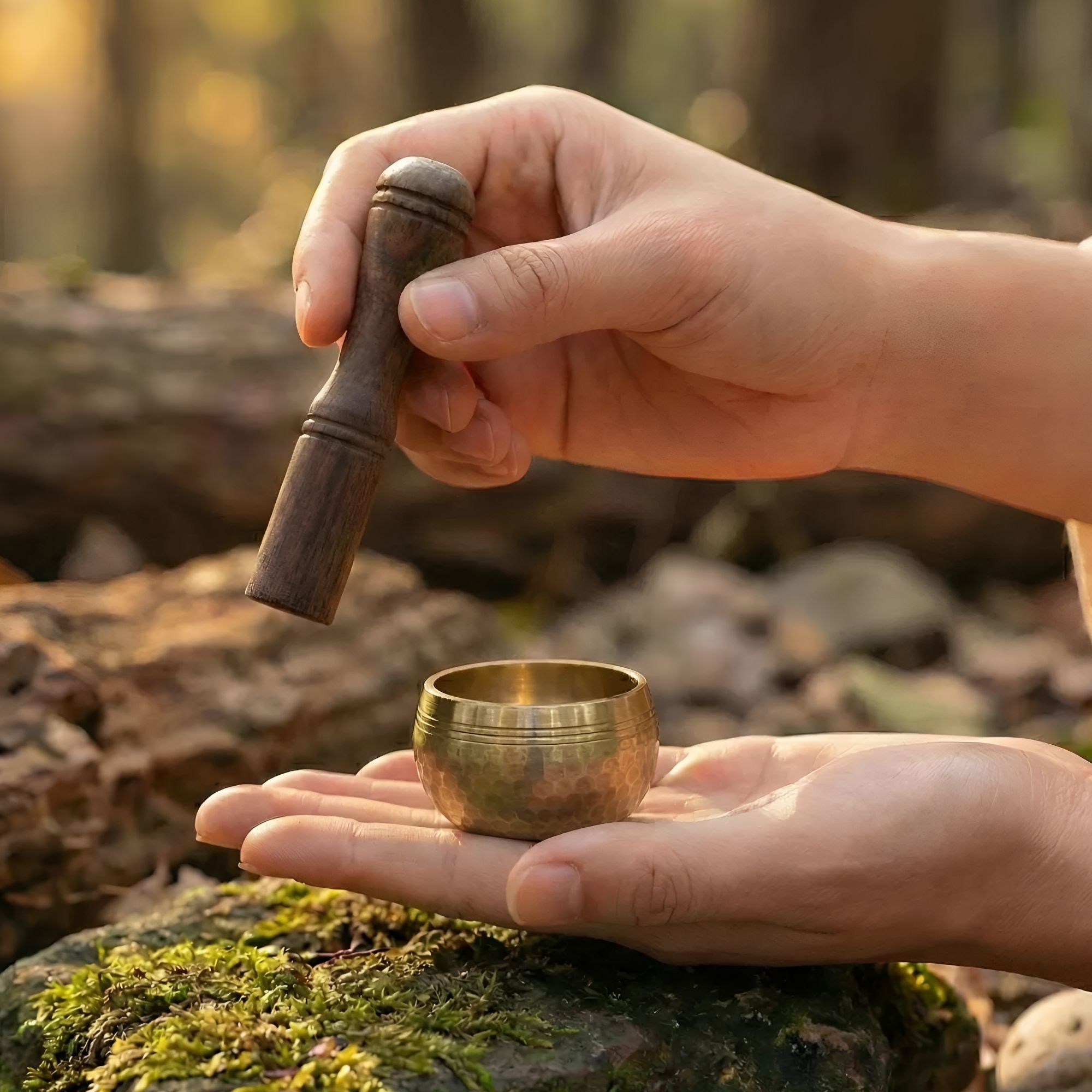 파우베라 네팔 수공예 미니 싱잉볼 세트 요가 명상 힐링종, 1개, 단일상품 25,800원