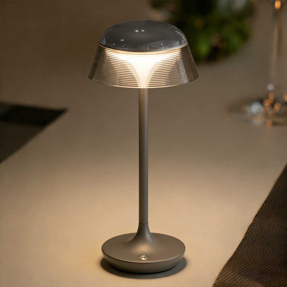 Keebright 무선 LED 단스탠드 무드등 침실 취침등 터치 3색변환 3600mAh 충전식 테이블 조명, 티타늄 그레이 25,900원