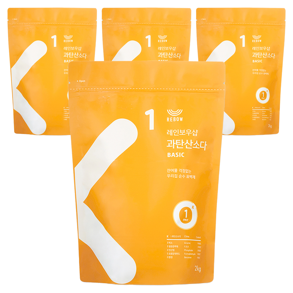 레인보우샵 과탄산소다 베이직, 2kg, 4개 18,000원