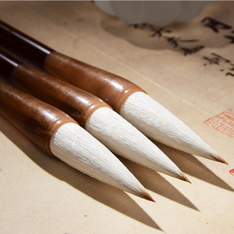 문항명필 서예 캘리그라피 동양화 굵은 글씨 겸호필 부드러운 큰 붓 3종, 3개 23,650원