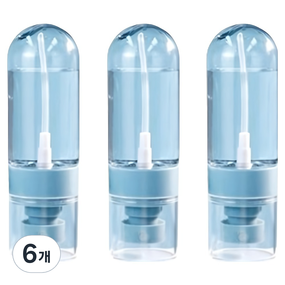 리빙여왕 초미세 나노 미스트 스프레이 분무기 공병 60ml, 6개, 스카이블루 13,800원