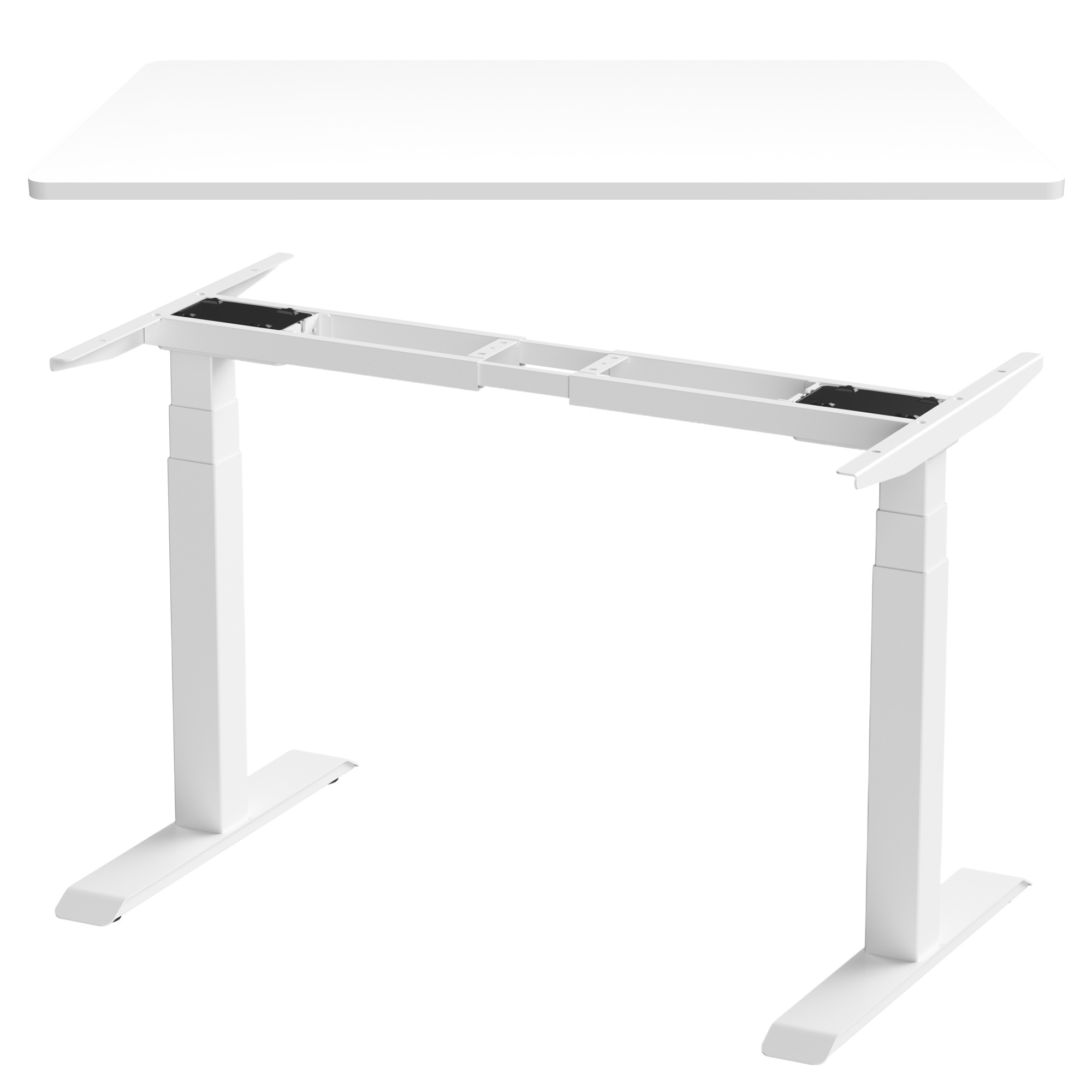 덱스탑 스마트 모션데스크 PRO 2.0 상판 1400 + 듀얼모터 3단 프레임 세트 방문설치, 화이트 428,500원