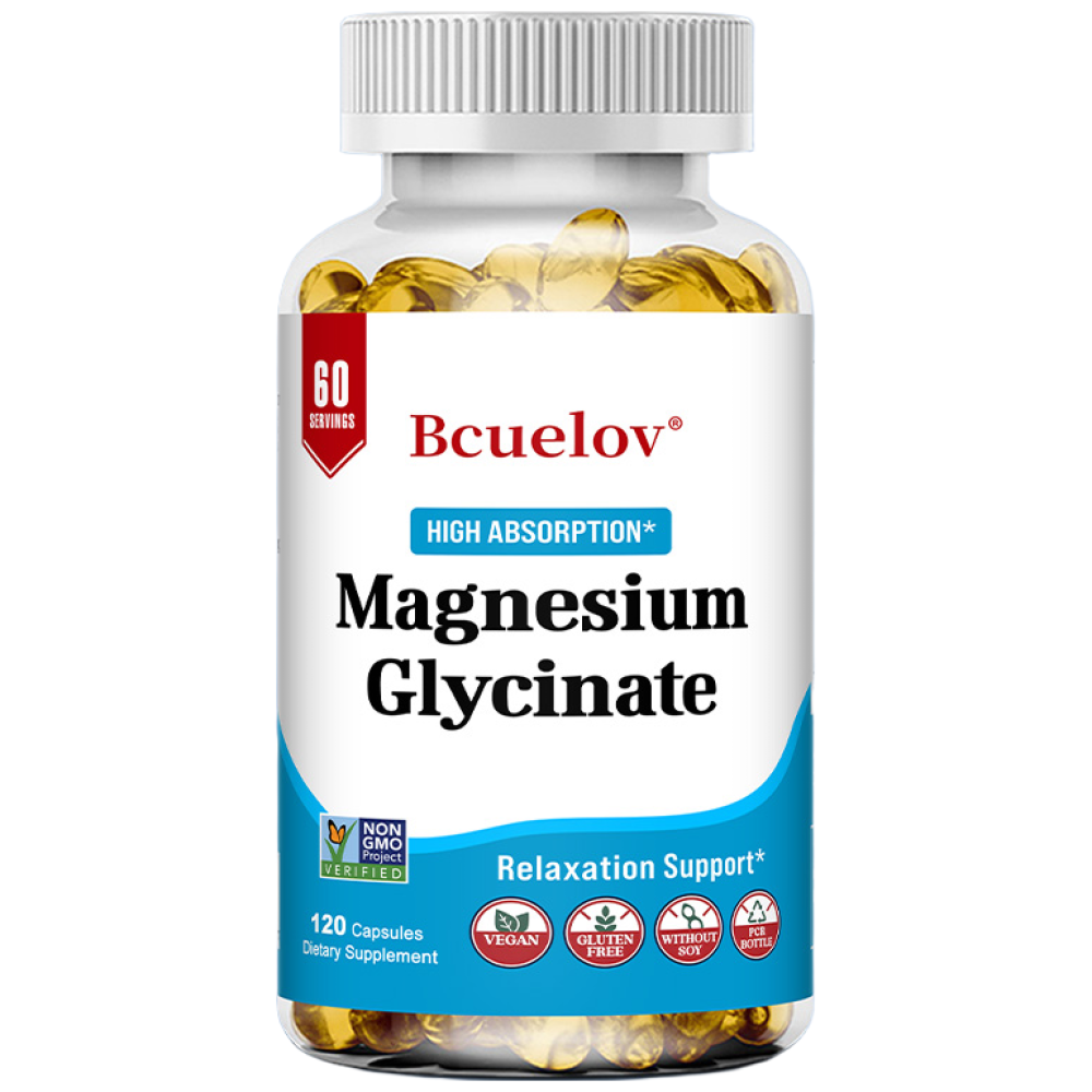 마그네슘글리시네이트 350mg - 후추추출물 함유, 고흡수율, 비완충 마그네슘글리시네이트 보충제, 2개, 120회분 43,500원