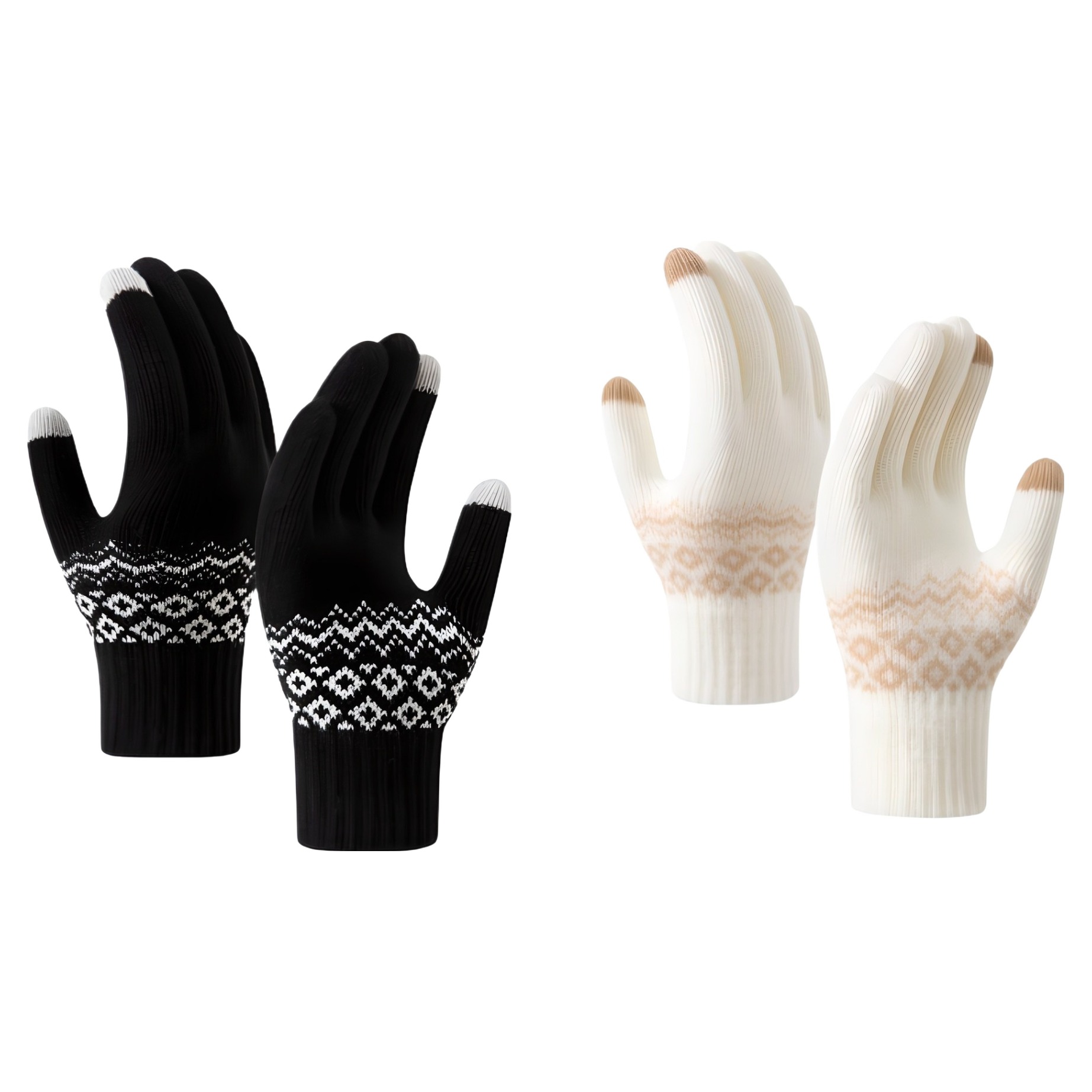 해피제이 스마트 터치 털 장갑 양손착용 2세트 6,900원