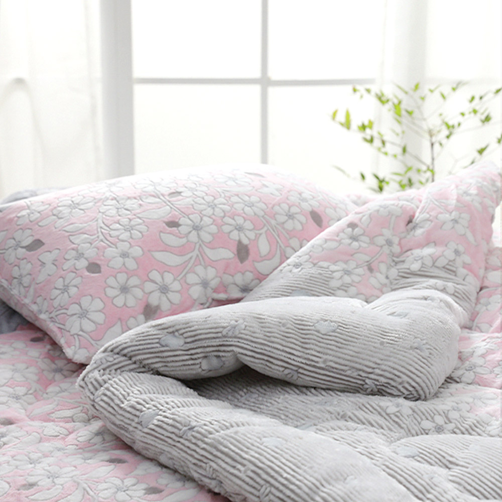 고밀도 밍크 착번 극세사 단델리안 이불 패드 베개커버 침구 세트 212,400원