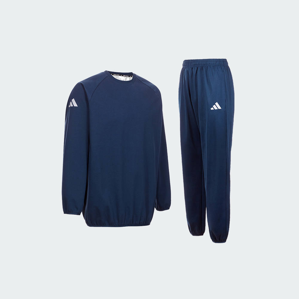 아디다스 컴뱃스포츠 트레이닝 땀복 크루넥 사우나 수트 세트 ADISS02B 네이비 내피 실버 코팅 59,000원