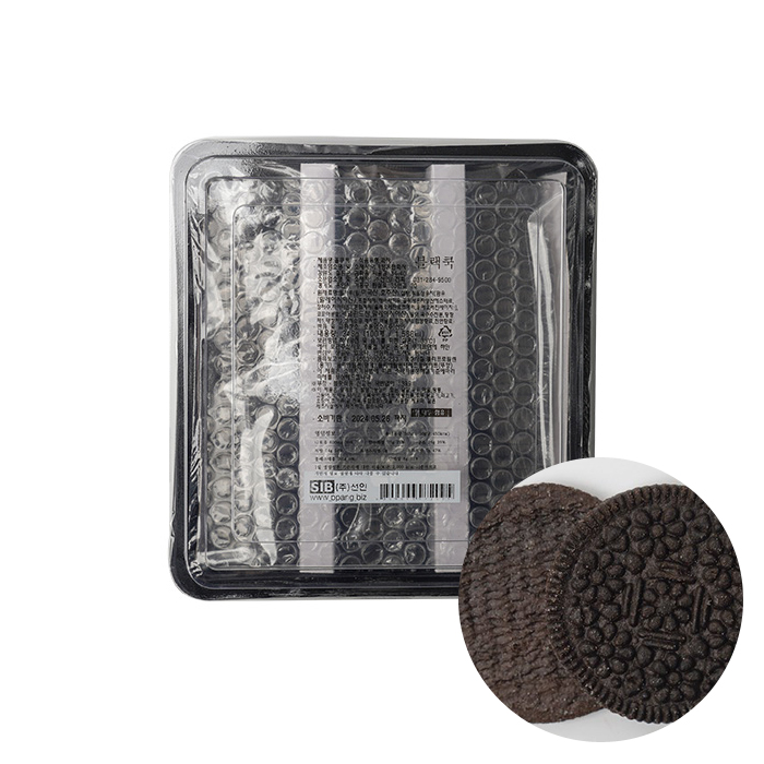 롯샌 깜뜨 쿠키 (325g) 100개입 블랙쿡 오레오 과자, 1개 6,900원