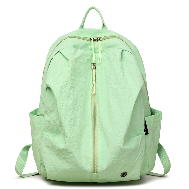 미녹지구 여성용 가벼운 나일론 백팩 방수 데일리 캐주얼 대용량 학생 통근 겸용 18,190원