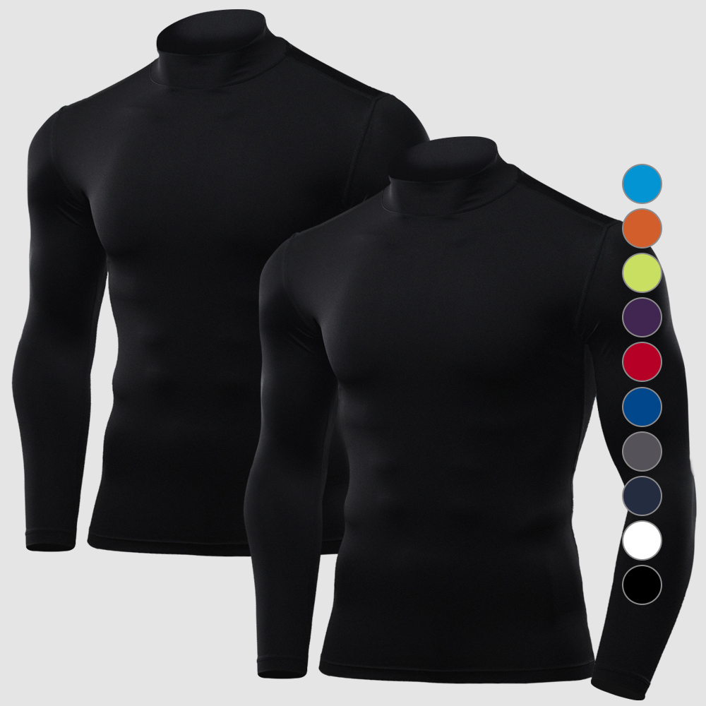 아르메데스 남성용 무지테크핏 반목 터틀 긴팔 축구 야구 등산 라이딩 트래킹 베이스레이어 언더레이어 상의 2p AR-53 14,900원