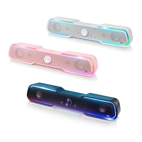 브리츠 레인보우 LED 게이밍 PC 사운드바 스피커 BZ-SL10 BZ-SL10 34,900원