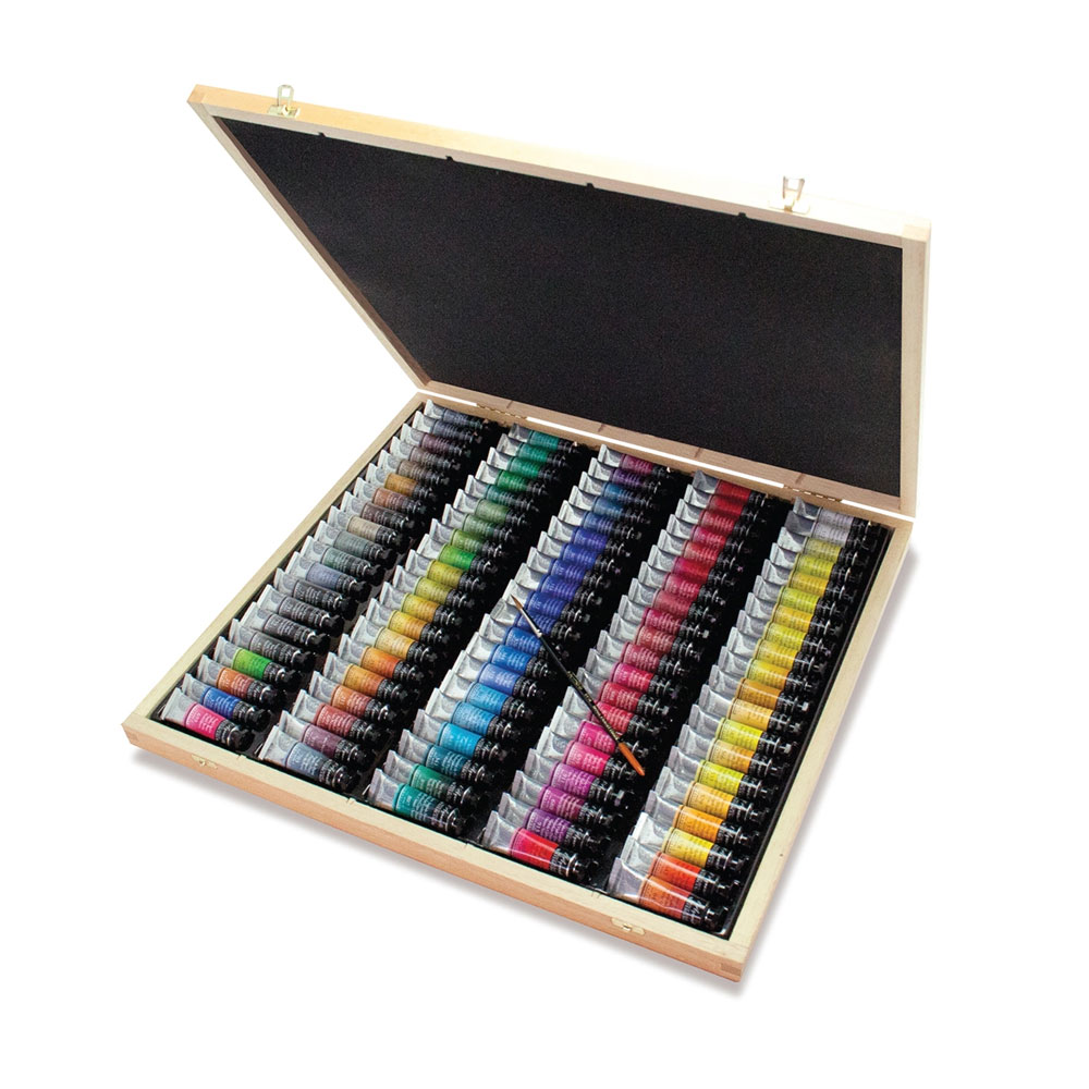 시넬리에 전문가용 최고급 수채화 물감 98색, 현재가 1,337,630원