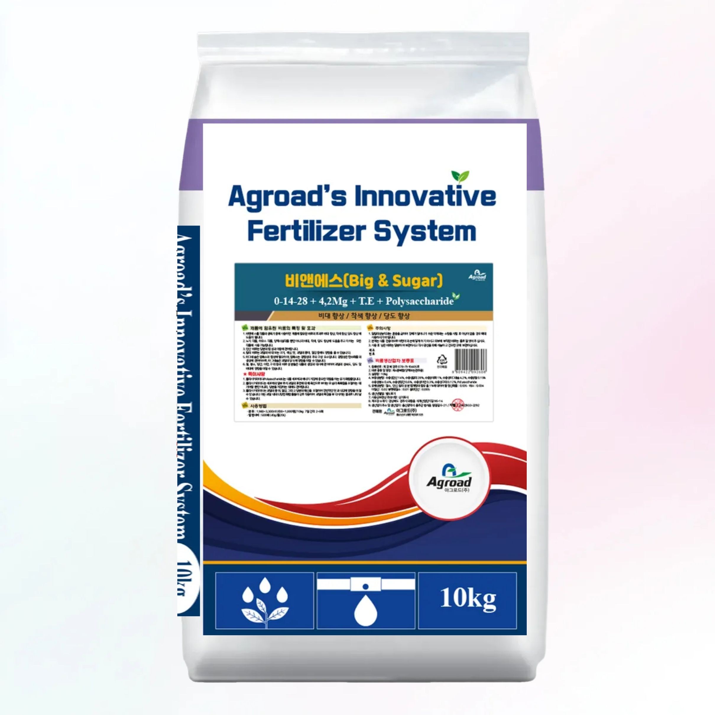 비앤에스 10kg 사과비대제 폴리사카라이드 인산가리 미량요소 수용성비료, 10L, 1개 80,000원