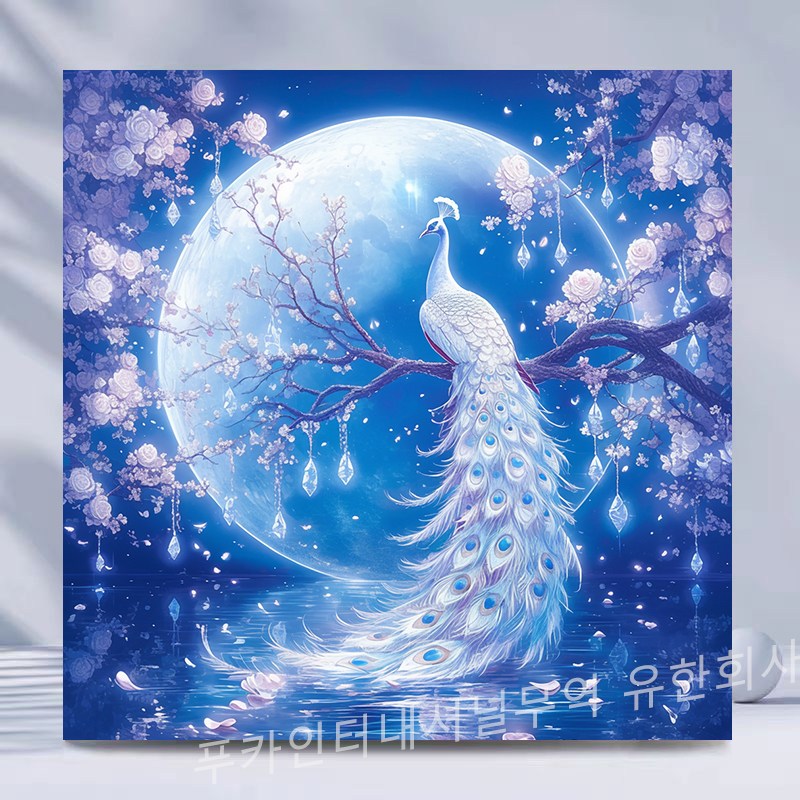 티레오 액자 보석십자수 캔버스형  DIY 키트 동물 풍경 풍수 장식 그림 50 x 50 cm 22,420원