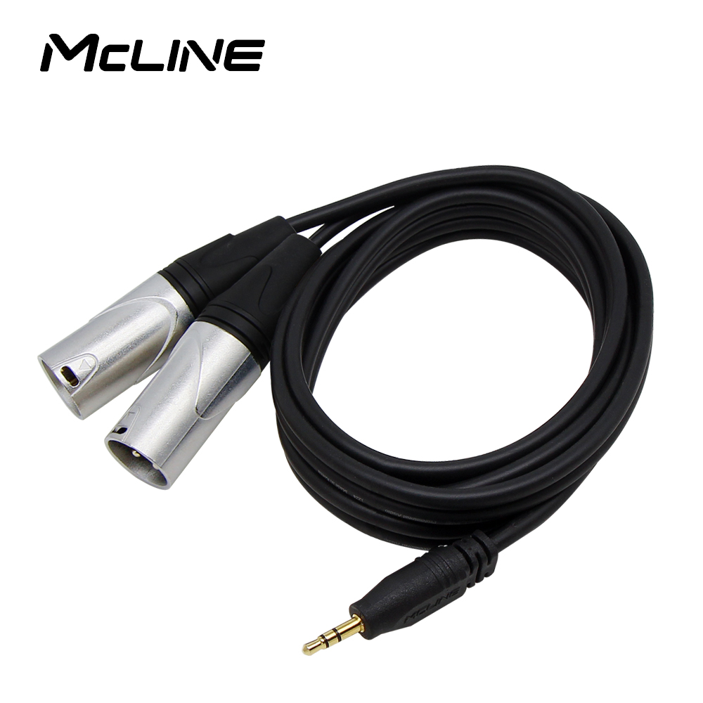 스테레오 3.5 to XLR 2 캐논 스피커 케이블 오디오선 앰프 믹서 음향 연결선 26,000원