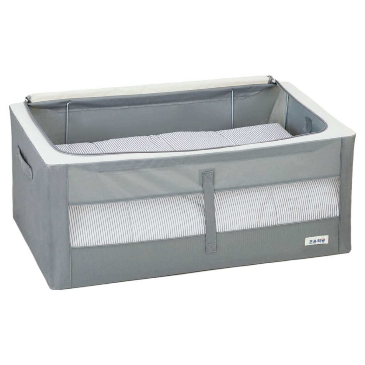 조은리빙 스틸 와이어 옷정리 이불정리함+이불압축팩 대형, 그레이, 112L, 3세트 39,730원