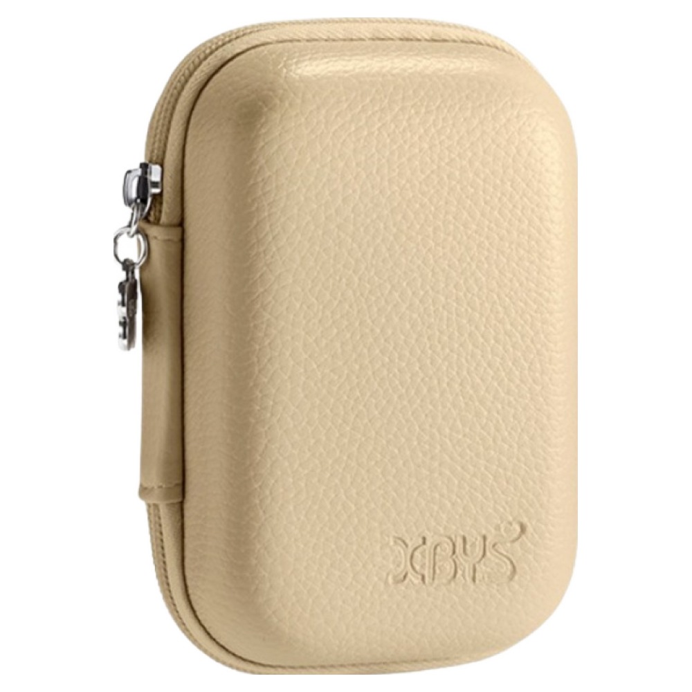 엑스비와이에스 케이블 수납 파우치 다용도 디지털 수납함 보조배터리 충전기 이어폰 하드케이스, 크림옐로우, 1개 16,910원