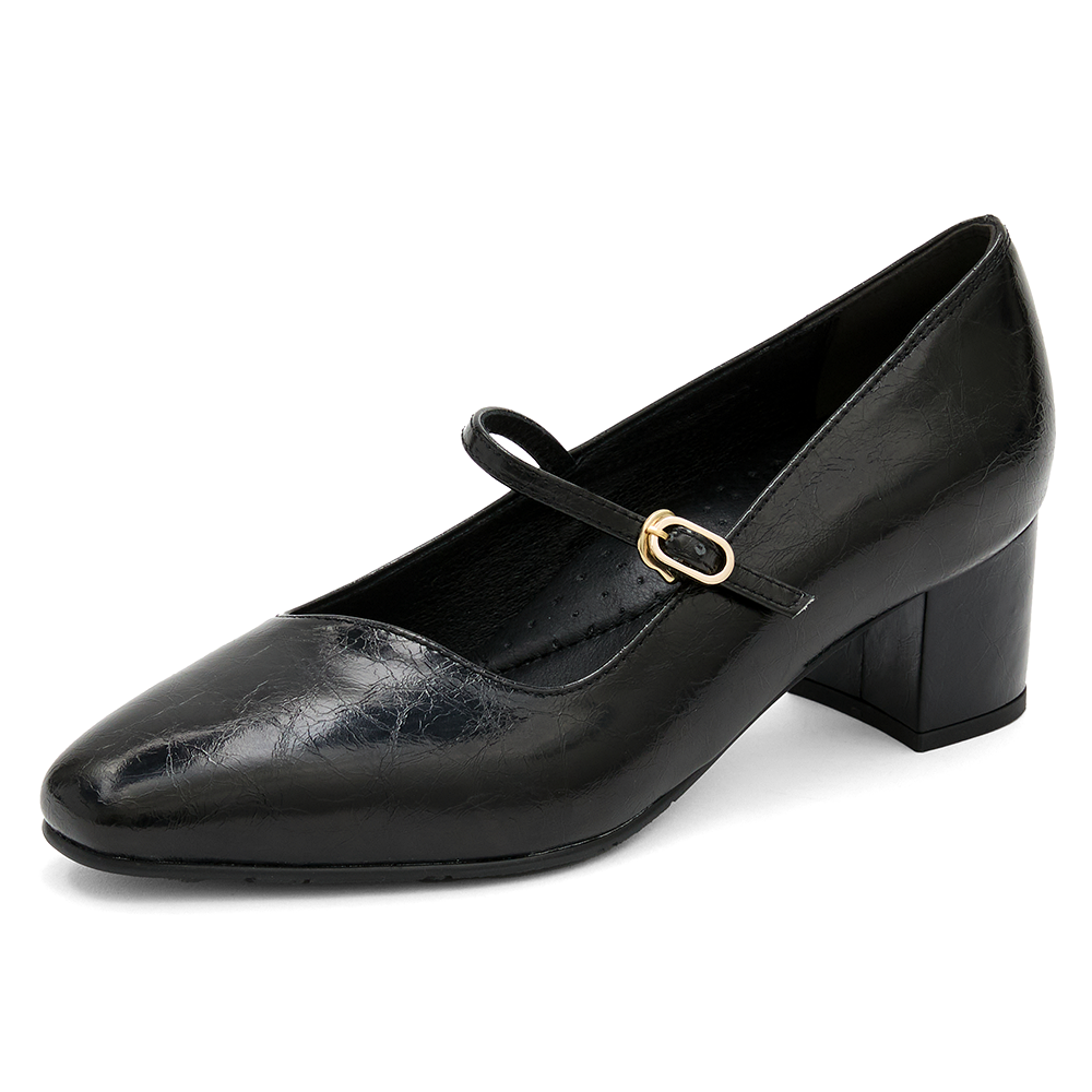 지쎄 제이슈 가죽 수제화 시클 메리제인 청키힐 펌프스 5cm 88,600원